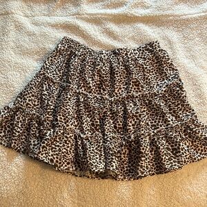 Women’s Leopard Print Skirt